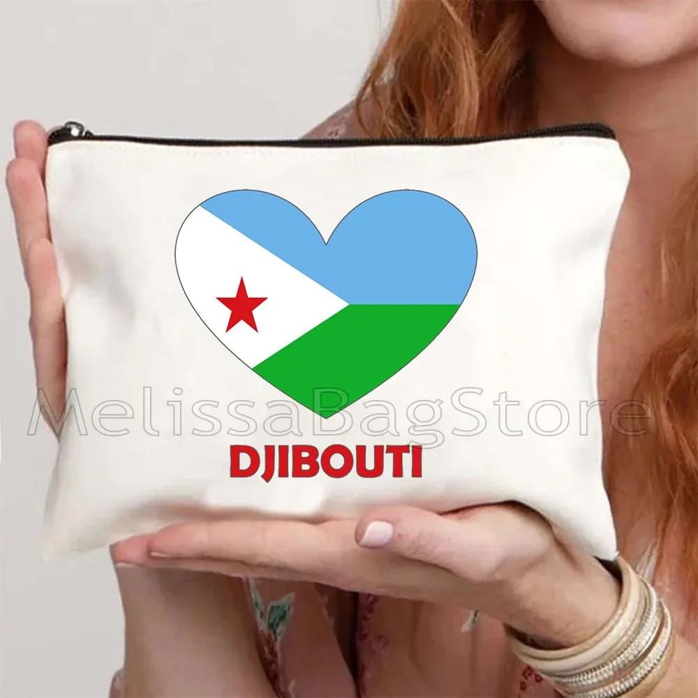 danemark france grèce égypte équateur mexique roumanie états-unis émirats arabes unis états-unis belgique cap-vert pochette de rangement pour cosmétiques en forme de cœur