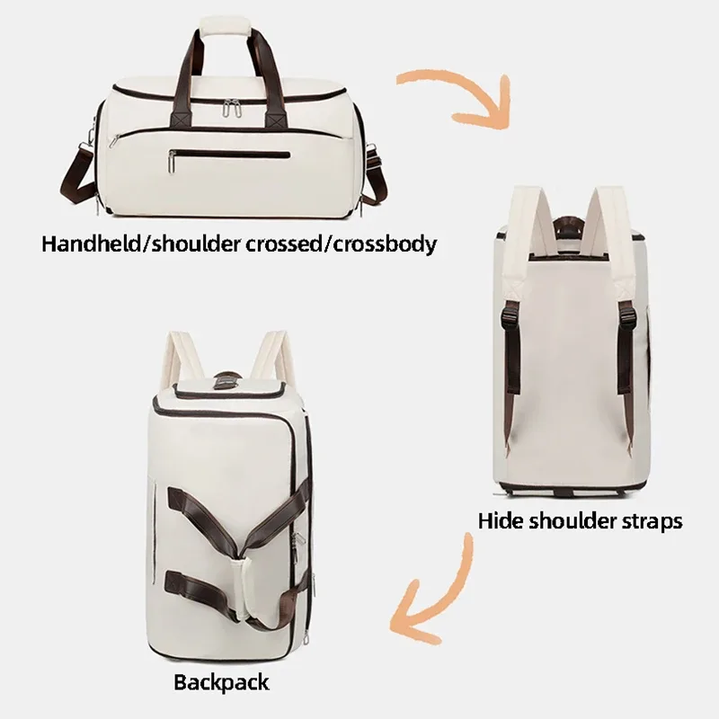 sac de voyage pour hommes, sac de sport avec chaussures, sac d'entraînement, sac de week-end, randonnée en plein air, natation, sport, fitness