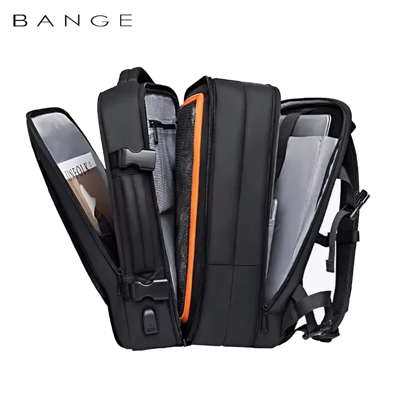 Sac Dos Oxford Université Noir Polyester Capacité 20 35 Litres Bandoulière Arquée Poches Latérales Ipad Feuille A4 Poches Arrière Ordinateur Portable Usage Voyage Business