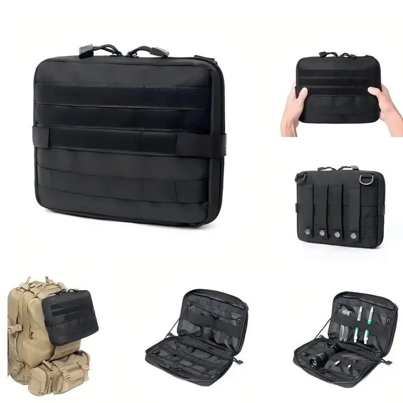 sac de gestion multifonction tactique molle, kit médical edc, accessoire pour petit équipement, organisateur d'outils pour la randonnée, la chasse, la pêche