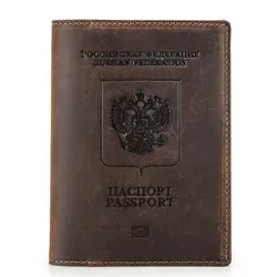portefeuille en cuir véritable avec logo personnalisé, porte-passeport de voyage mince, document de voyage rfid minimaliste, portefeuille d'évaluation
