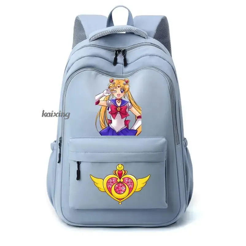 sacs d'école chaud marin lune imprimé étudiants capacité sac à dos adolescent femmes hommes voyage ordinateur portable mochila infantil cadeau