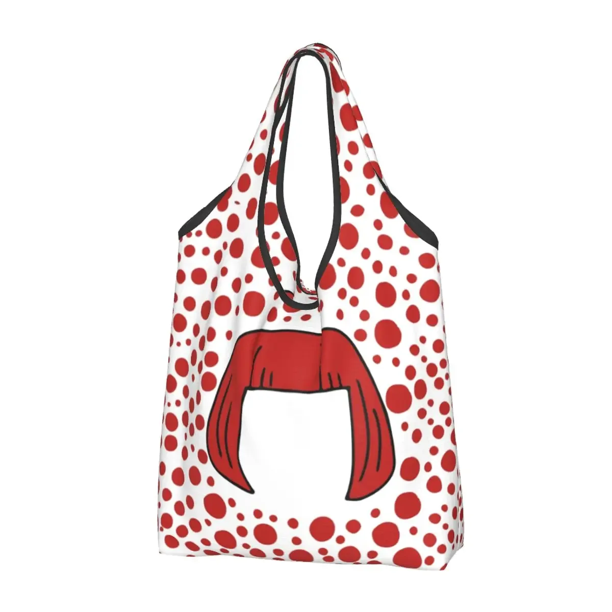 kawaii yayoi kusama art abstrait shopping sacs fourre-tout portable épicerie sac à bandoulière