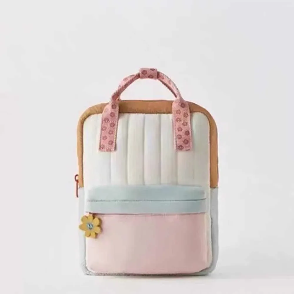 nouveau sac à dos brodé pour enfants, sac coloré avec pendentif tournesol mignon, sac à main personnalisé avec n'importe quel nom, sac à collation de voyage, sac pour le campus