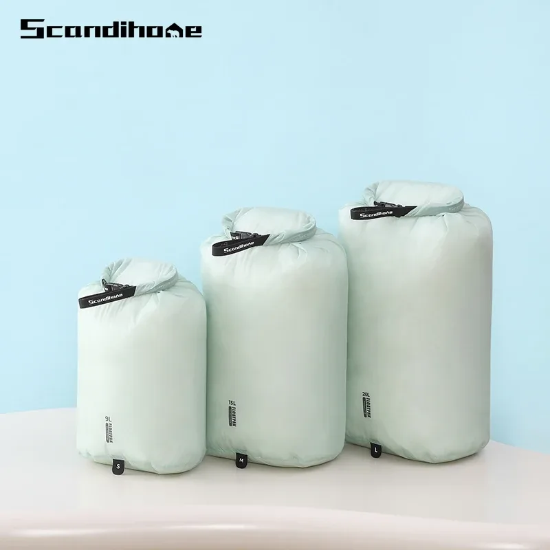 sac sec ultraléger et étanche, pochette de rangement de voyage, organisateur de vêtements, cube d'emballage à compression pour camping randonnée natation