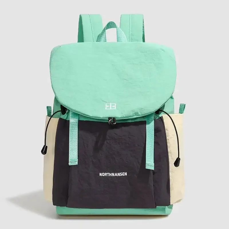 sac à dos de voyage à la mode, grande capacité, décontracté, léger, double sac à bandoulière pour hommes et femmes, banlieue
