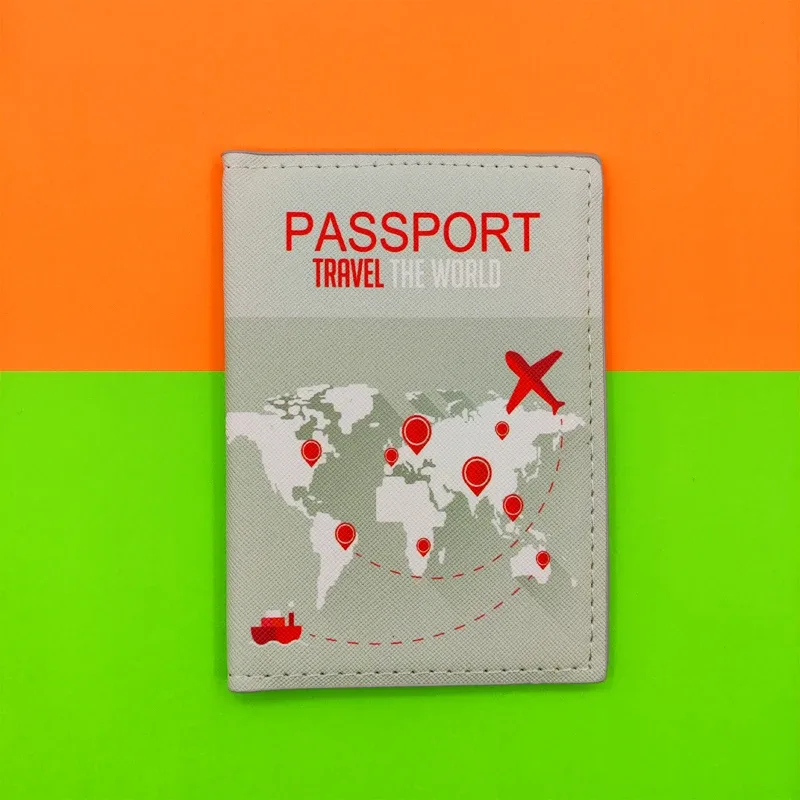 mignon voyage passeport couverture portefeuille filles garçons multifonction carte de crédit organisateur étui hommes femmes porte-passeport
