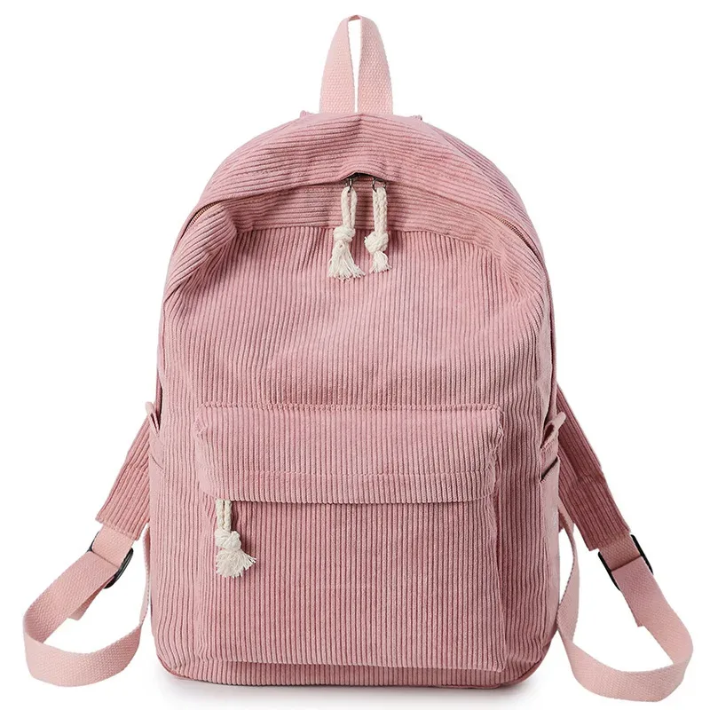 sac à dos unisexe en velours college wind light core, grande capacité, décontracté, pour étudiants, tendance, édition coréenne