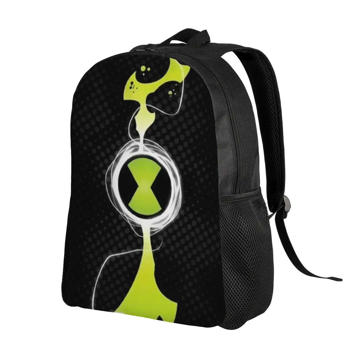 sac à dos ben 10 pour la rentrée scolaire, avec logo ben 10 omnitrix abstrait et sangle réglable