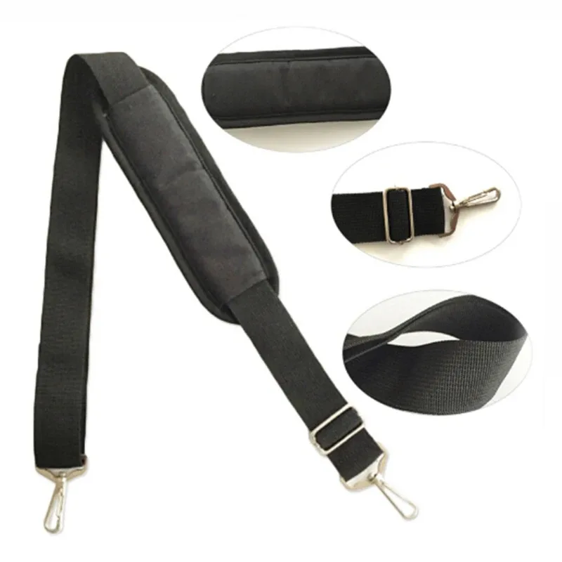 sangle de sacoche pour hommes, 1 pièce, ceinture de sac à dos pour ordinateur portable, accessoires de haute qualité, matériau en nylon, ruban, boucle en métal
