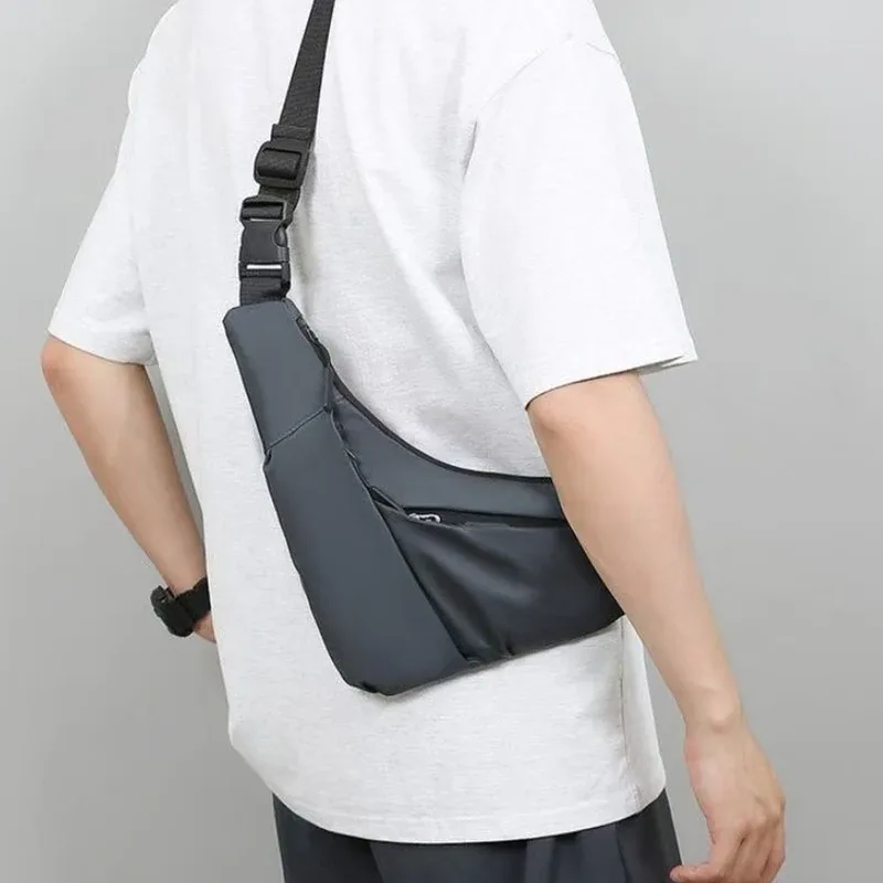 sac de poitrine polyvalent et décontracté pour hommes, option multicolore, sac à bandoulière pour les sorties quotidiennes
