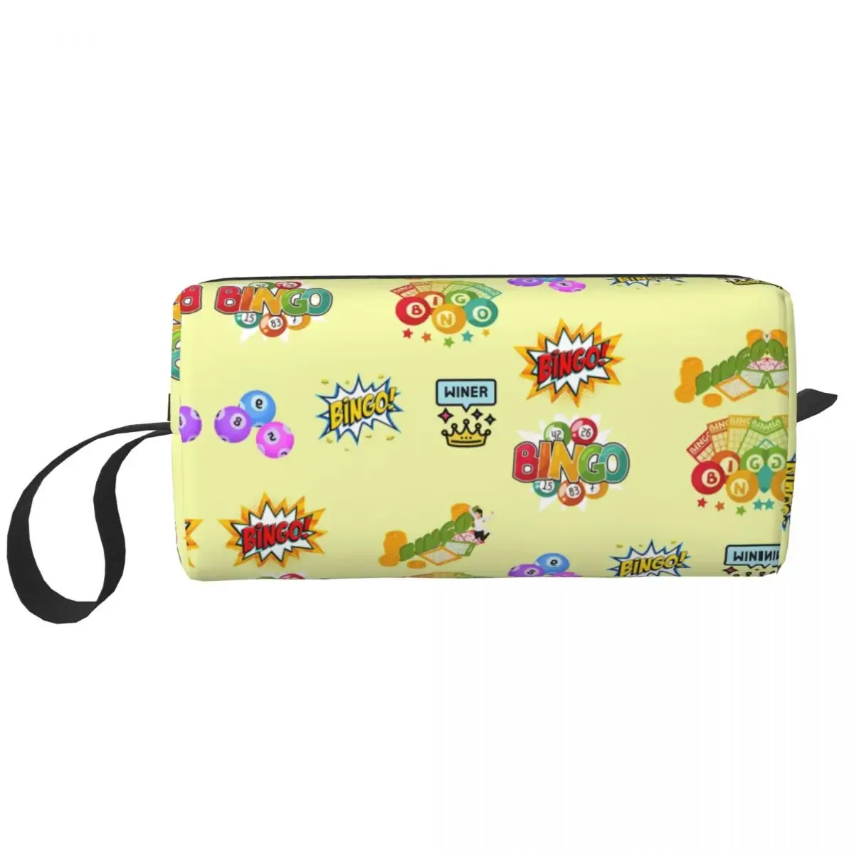 trousse de toilette personnalisée, trousse de voyage, bingo iktoilette, papier kawaii, jeu de maquillage, cosmétique, boîte de rangement de miles pour femme