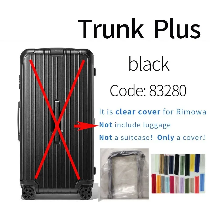 housses transparentes en pvc adaptées aux bagages rim essential 33 pouces, protection de valise de voyage, accessoires transparents, housse de protection anti-rayures