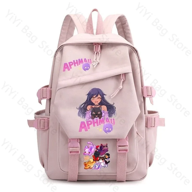 sac à dos aphmau, sac à dos d'école de grande capacité pour étudiants, sac à dos de voyage léger et durable en nylon pour garçons et filles
