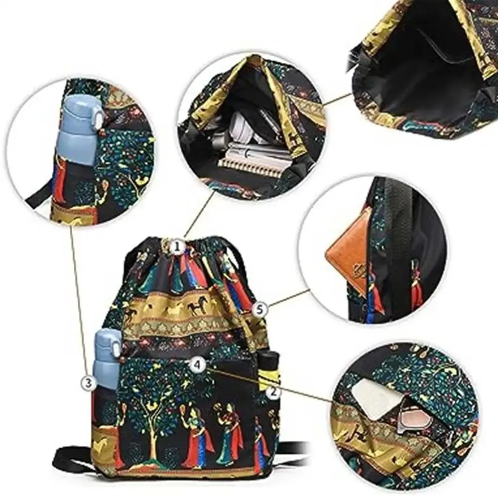 sac à dos de sport pliable de grande capacité, séparation sèche-humide, sac de sport de voyage, sac à dos de sport wstring de proximité