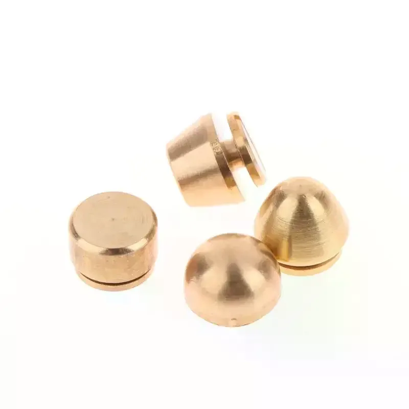 ensemble de rivets et vis en laiton de qualité, 5 pièces, bricolage, décor de sac en cuir, accessoires de rivets inférieurs de valise