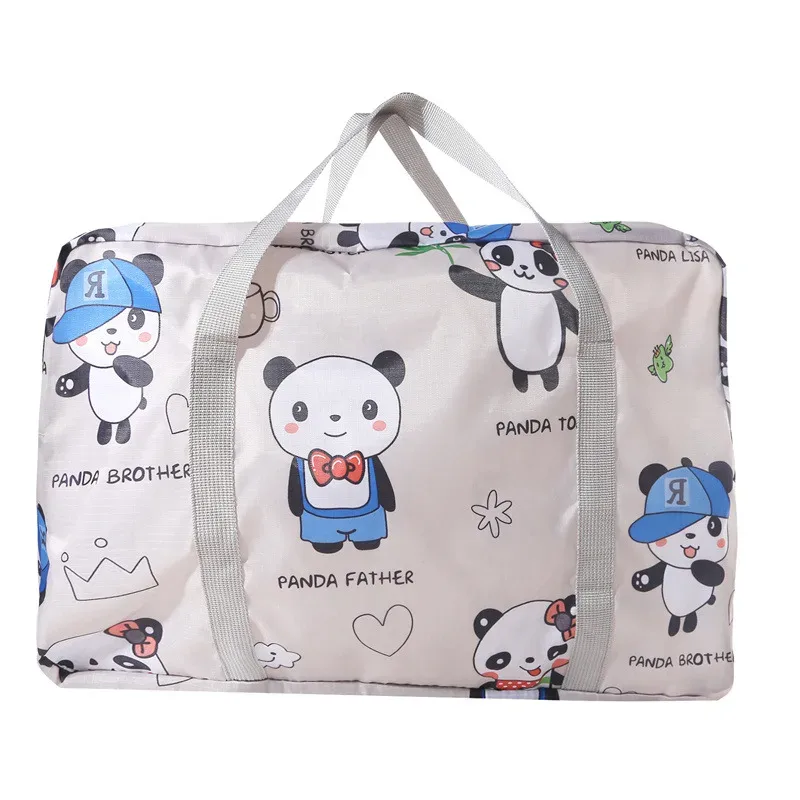 oxford-sac de dehors pliable pour femme, fourre-tout de voyage, valise portable, grande sacoche de rangement de vêtements