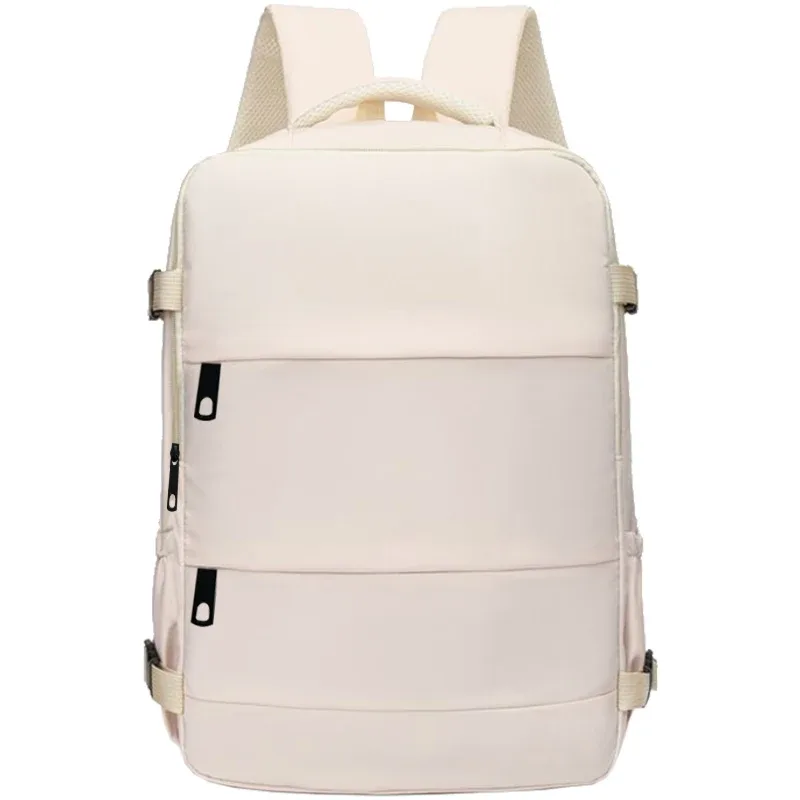 sac à dos pour ordinateur portable résistant à l'eau, polyvalent au quotidien, design unisexe tendance, poches latérales pour bouteille d'eau et petits accessoires