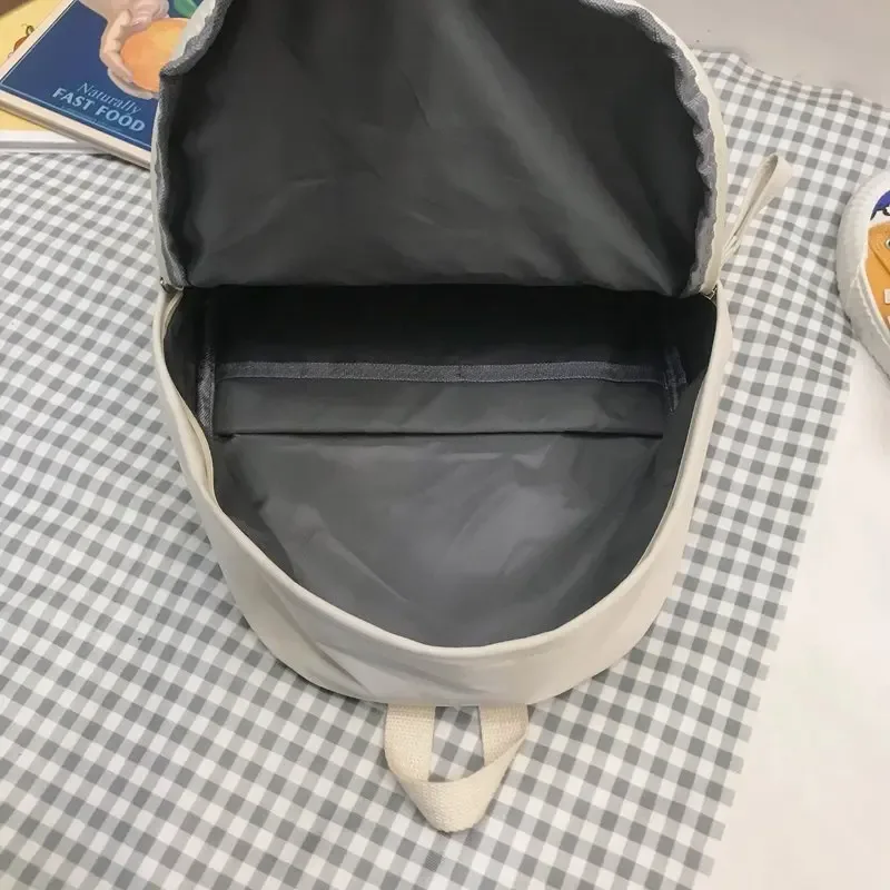 sac à dos noir solide, sac d'école oxford étanche, style minimaliste, sac de loisirs ou de voyage unisexe, sac à bandoulière de marque de haute qualité