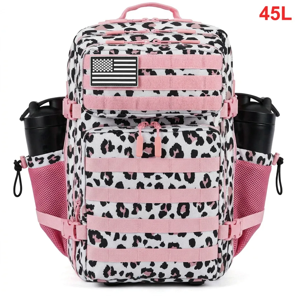 sac dos oxford université camouflage kaki noir bandes velcro ceinture coussin air imperméable usage voyage randonnée camping