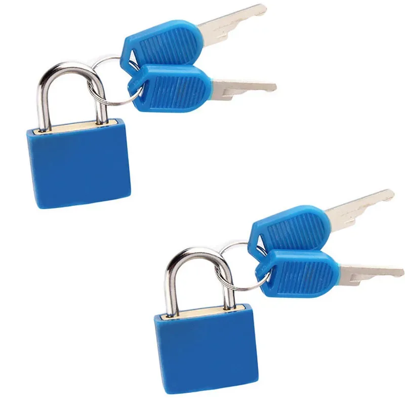 petites serrures colorées à noyau en cuivre avec clés, pour boîtes, sacs de voyage, sacs à dos, tiroirs | multicolore, serrures de valise, petit cadenas en métal