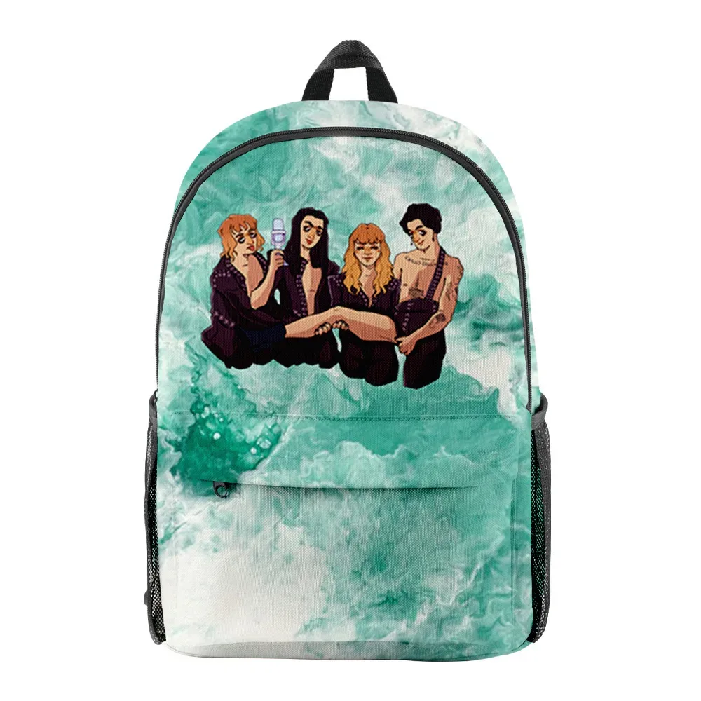 nouveauté de luxe cool classique maneskin élève bookbag sacs à dos pour ordinateur portable impression 3d oxford imperméable garçons/filles sacs à dos de voyage