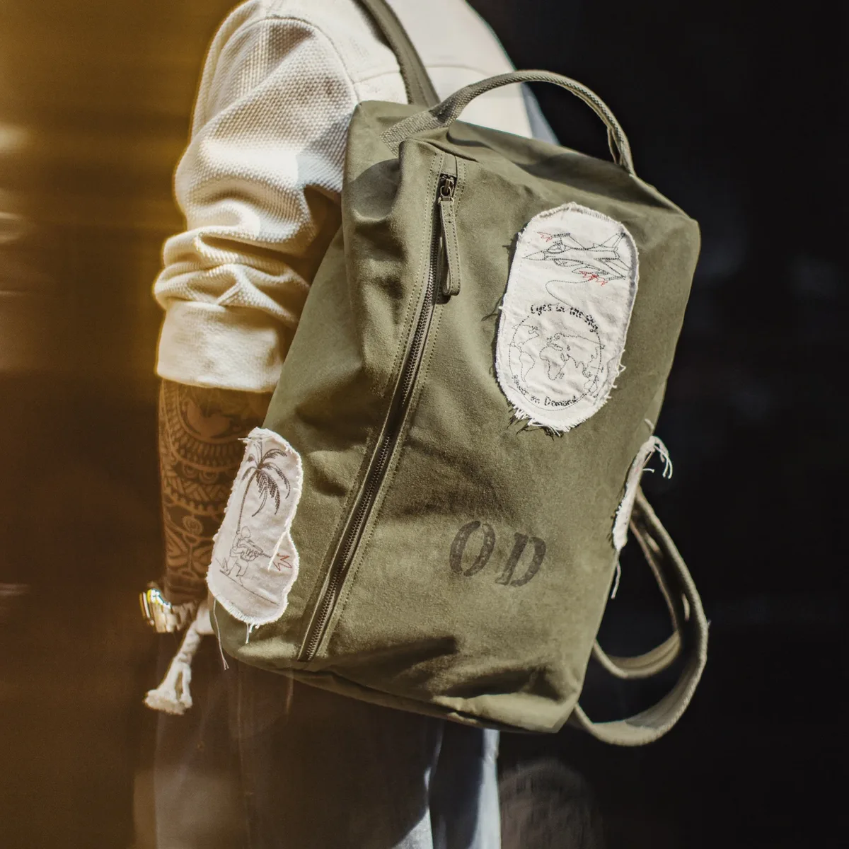 maden sac à dos tactique vintage pour hommes, grande capacité, sac à dos pour ordinateur portable, sac seau vert militaire pour voyage, randonnée en plein air