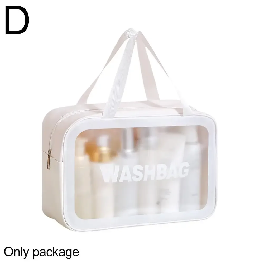 trousse de toilette de voyage portable femme, pochette de rangement maquillage transparente et imperméable, grande capacité, organisateur cosmétique, étui beauté femme