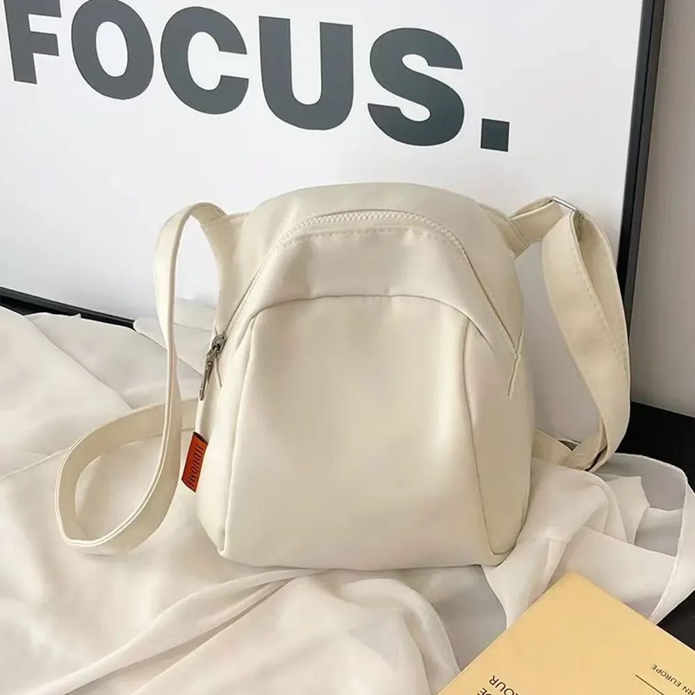 sac en tissu nylon décontracté pour femmes, nouveau sac bandoulière léger et polyvalent de style coquille, grande capacité, petit sac à bandoulière