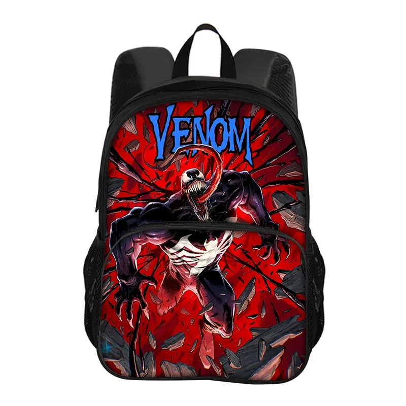 sac à dos avec poche avant venom movie, à la mode, pour voyage, papeterie, cadeau pour enfants, école, polyvalent