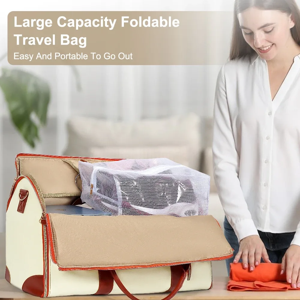 nouveau sac à main pliable vêtements de voyage pour femmes fourre-tout grande capacité bagages sac à main sport en plein air fitness organisateur multifonction