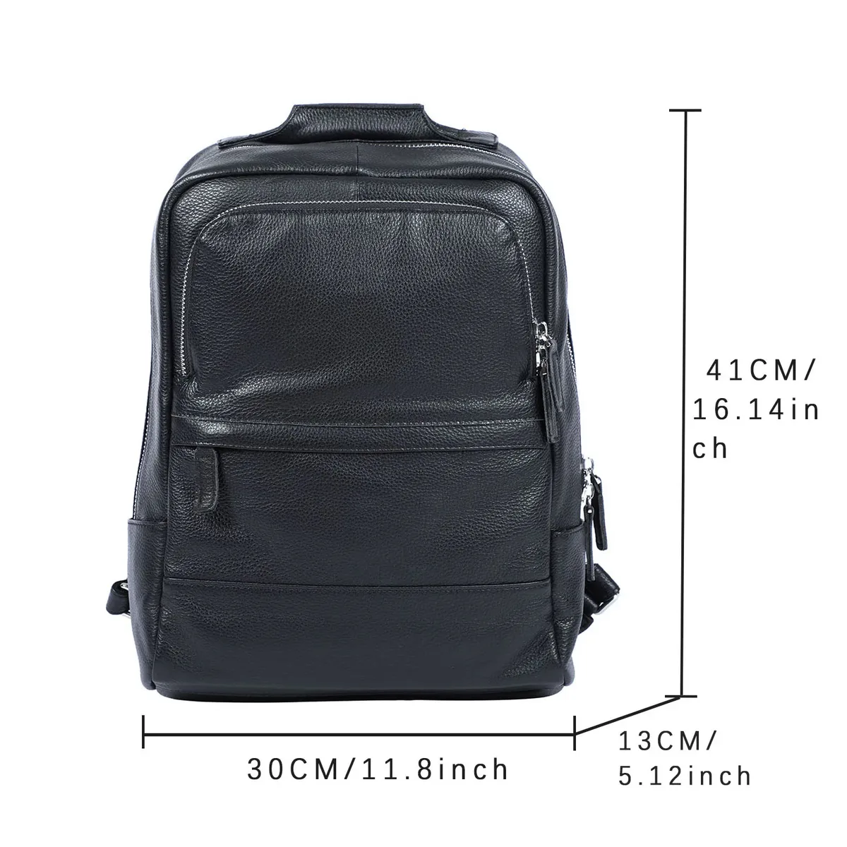 s.worker – sac à dos décontracté en cuir véritable pour hommes, sac à dos pour ordinateur portable de 15 pouces en cuir de vache, sac d'école fait à la main, style preppy