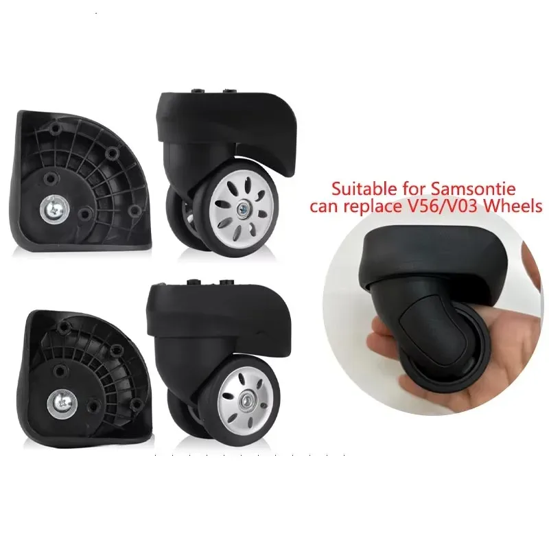 roue universelle adaptée aux valises samsontie, remplacement des roues v03/v56, accessoires de valise, pièces de rechange