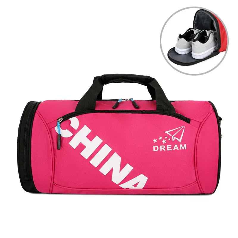 sac de sport avec logo personnalisé pour hommes et femmes, sac d'entraînement de fitness, sac de sport étanche en plein air, sac initié, motif de nom personnalisé