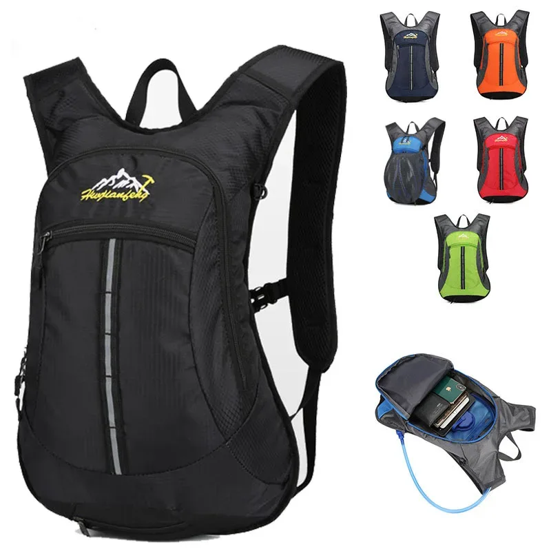 escalade cyclisme sport de plein air course sac d'eau casque stockage hydratation sac à dos léger randonnée vélo équitation pack trekking sac à dos