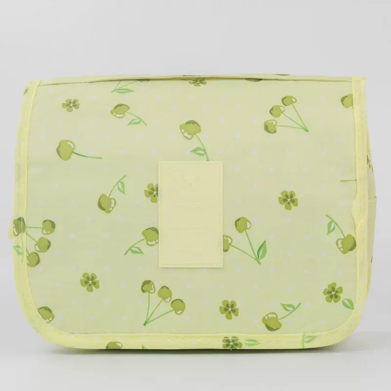 sac de maquillage de haute qualité pour femmes, sac à cosmétiques de voyage, crochet, organisateur de produits de toilette, rangement étanche, sac de lavage suspendu pour salle de bain