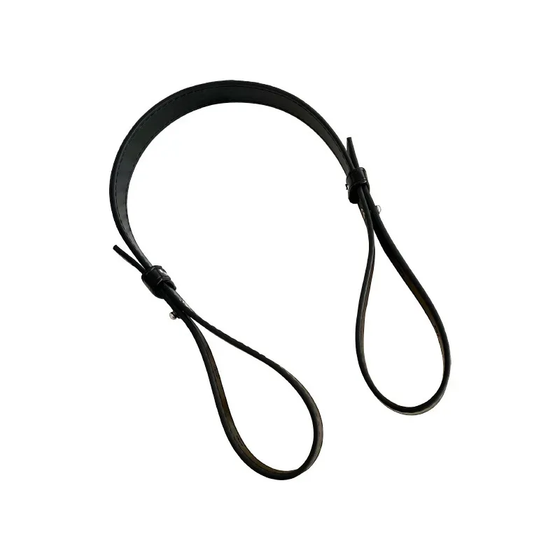ceinture extension sac main cuir marron blanc réglable boucle métallique accessoire voyage modulaire artisanal bricolage