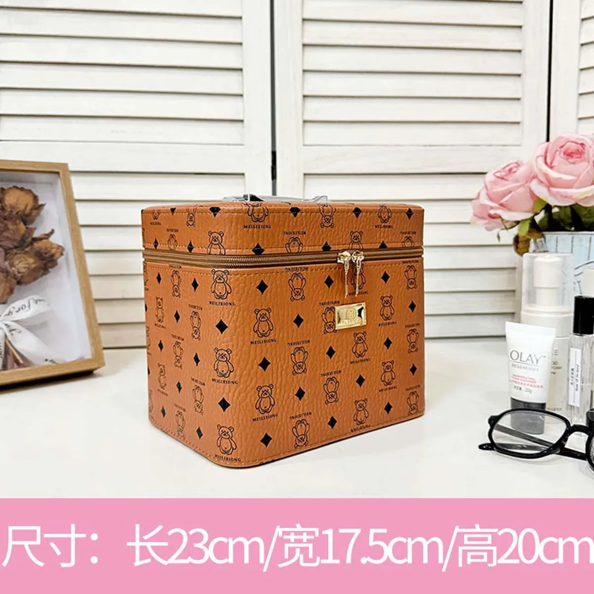 trousse de maquillage chancelier avancée, haute qualité, grande capacité, portable, boîte de rangement de cosmétiques, valise de voyage spéciale, mode, nouveau