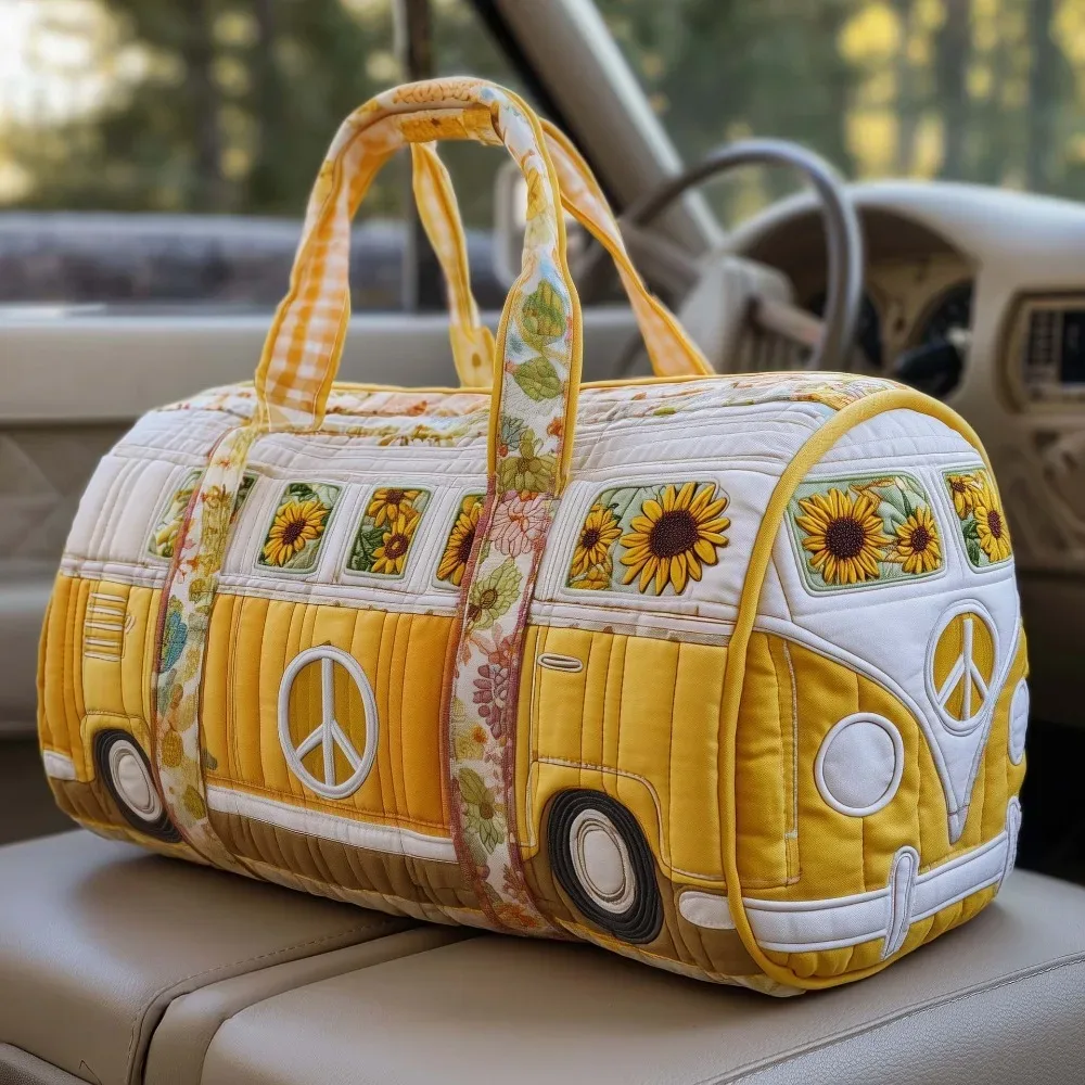 sac de voyage matelassé 3d, sac fourre-tout artisanal, sac de voyage grande capacité, sac à main pour courtes distances