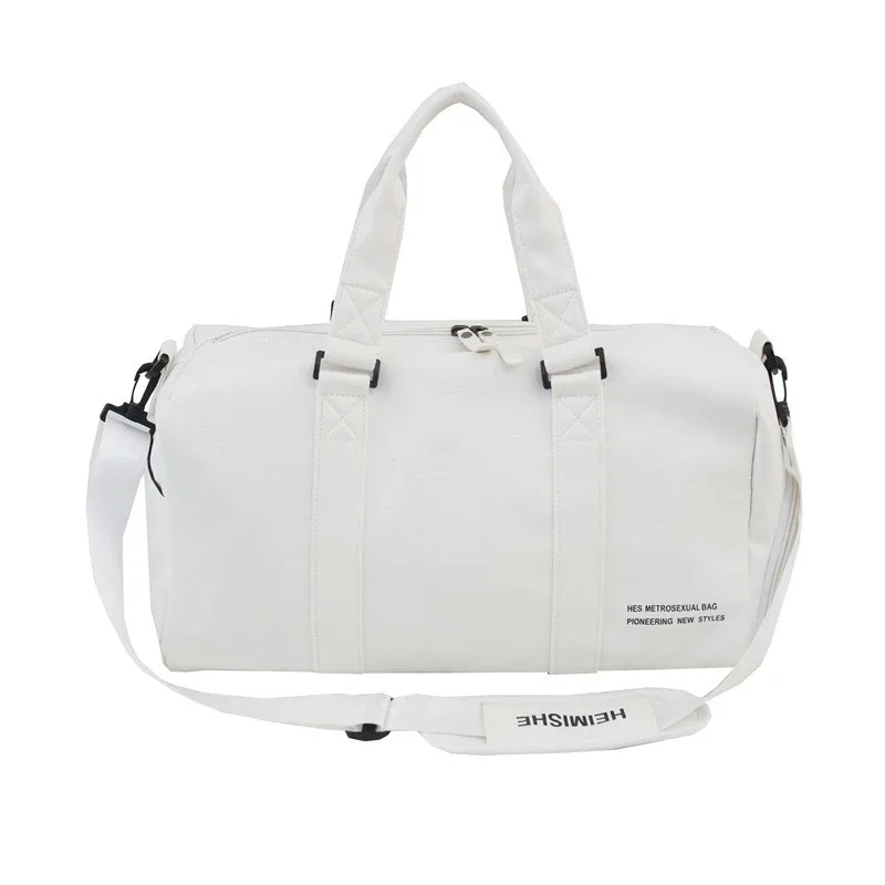 sac de sport pour hommes avec logo personnalisé, grand sac de fitness sec et humide, sac de sport pour hommes et femmes, personnalisation personnalisée, sac de voyage en cuir pu.