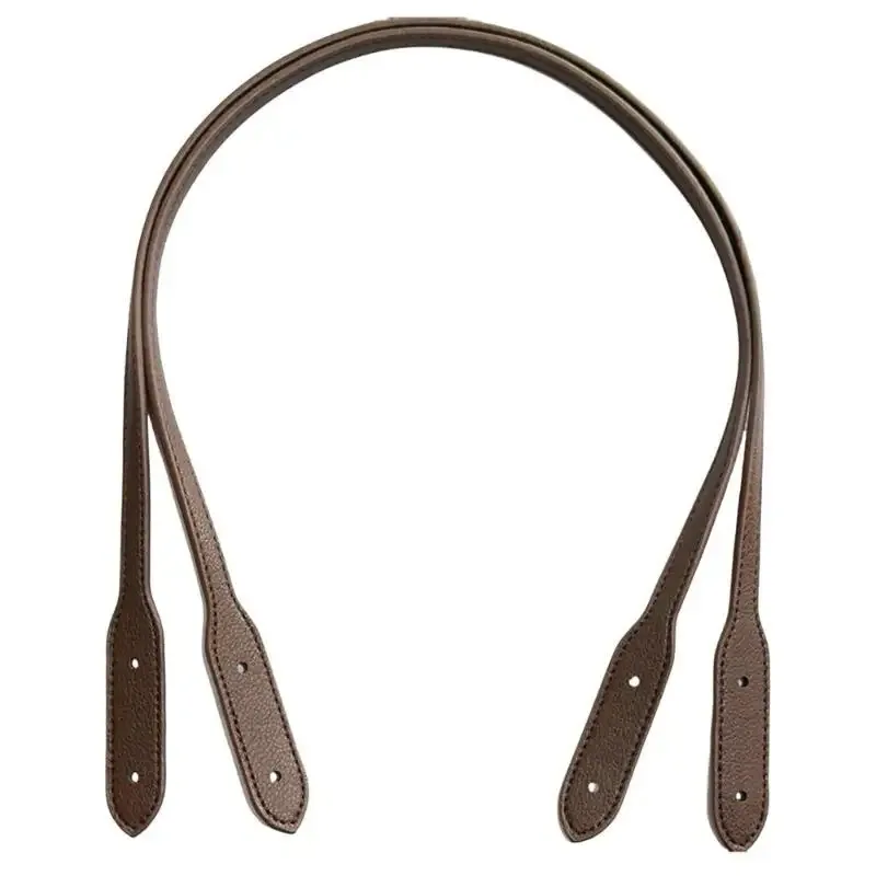 sangles de sac avec rivets, longueur 72cm, sangle de poignée en cuir pu, sangle de sac à bandoulière détachable, accessoires de remplacement pour sac diy, 2 pièces
