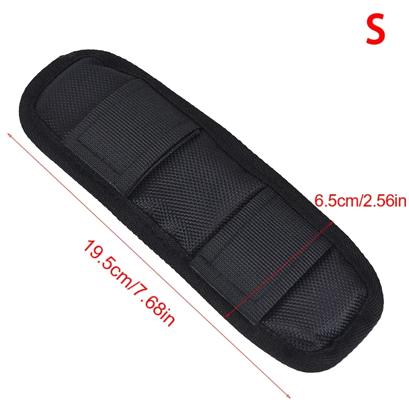 [tg835] 1 pièce coussin de bandoulière tactique noir en éponge, rembourrage amortissant pour sac à dos 30g 35g