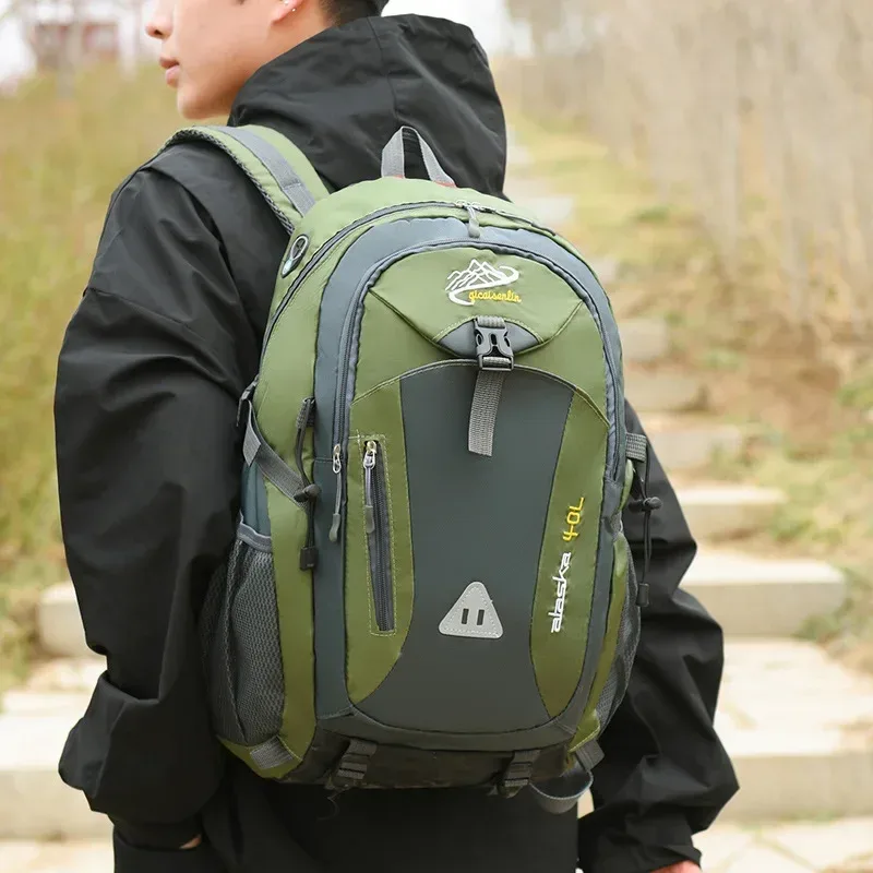hommes sac à dos en nylon imperméable hommes décontracté en plein air voyage sac à dos randonnée camping alpinisme sac à dos sac de sport femmes