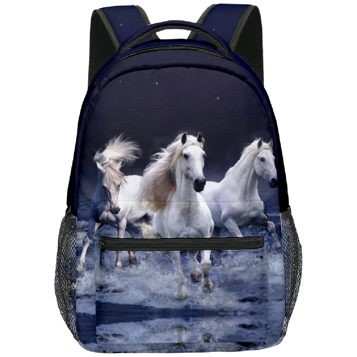 sac dos oxford université cheval licorne dessinanime voyage unisexe polyester pocheint penholder bandoulierearcue jacquard