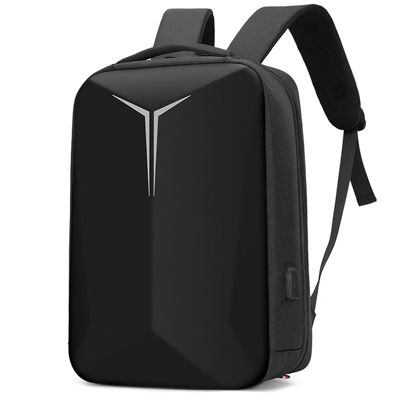 sac à dos d'affaires de grande capacité pour hommes, coque rigide, haut sens, décontracté, étanche, réfléchissant, pour ordinateur portable, usb, cartable pour hommes