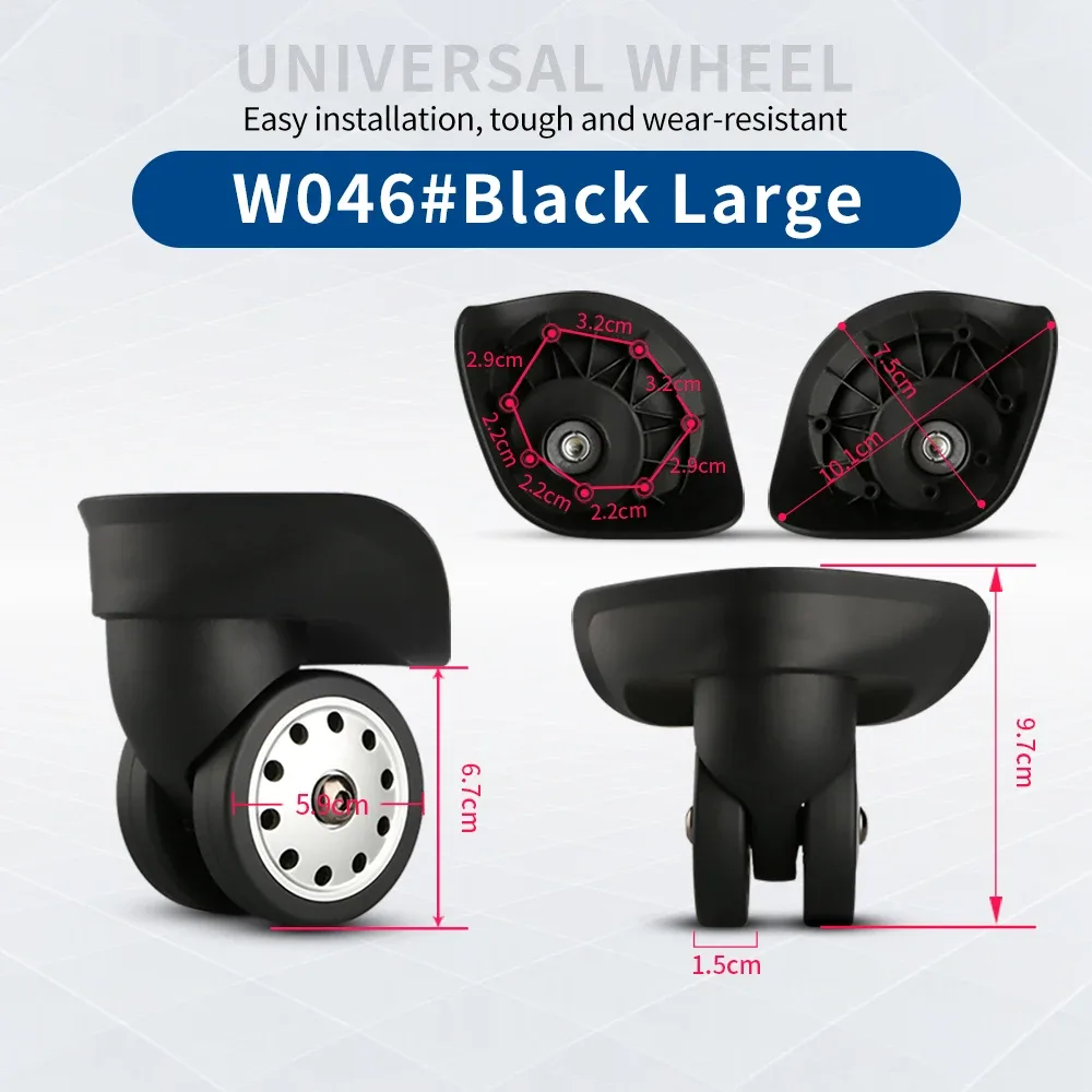 valise à roulettes universelle, accessoires de roue, pièces de rechange pour valise, roue à bagages, entretien universel p