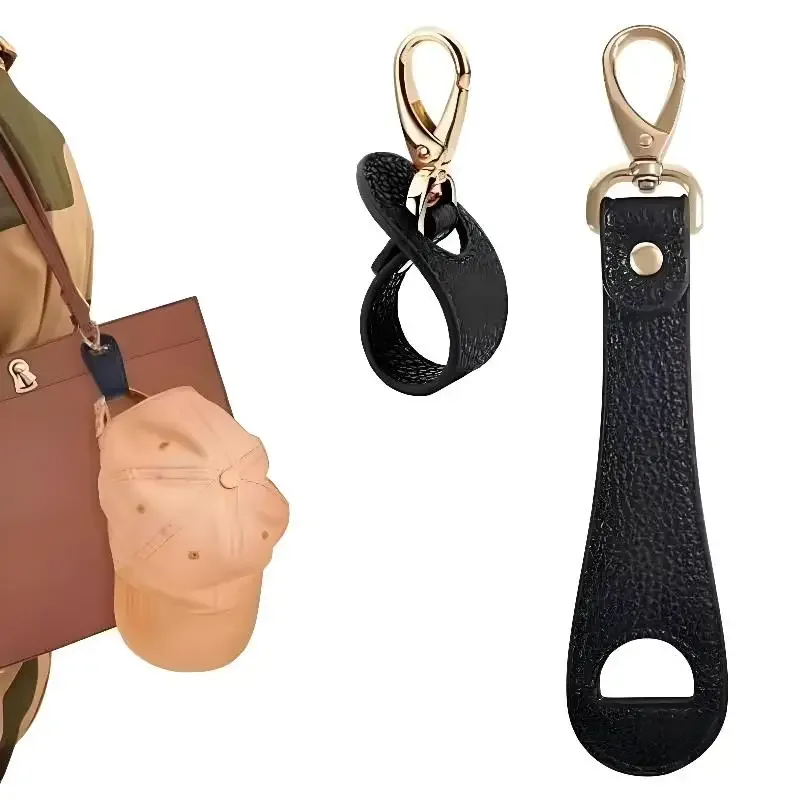 clip universel pour chapeau, fixation facile pour casquette, maintient solidement les casquettes de baseball et les casquettes à queue de cheval, idéal pour les bagages, les sacs à dos et les voyages quotidiens.