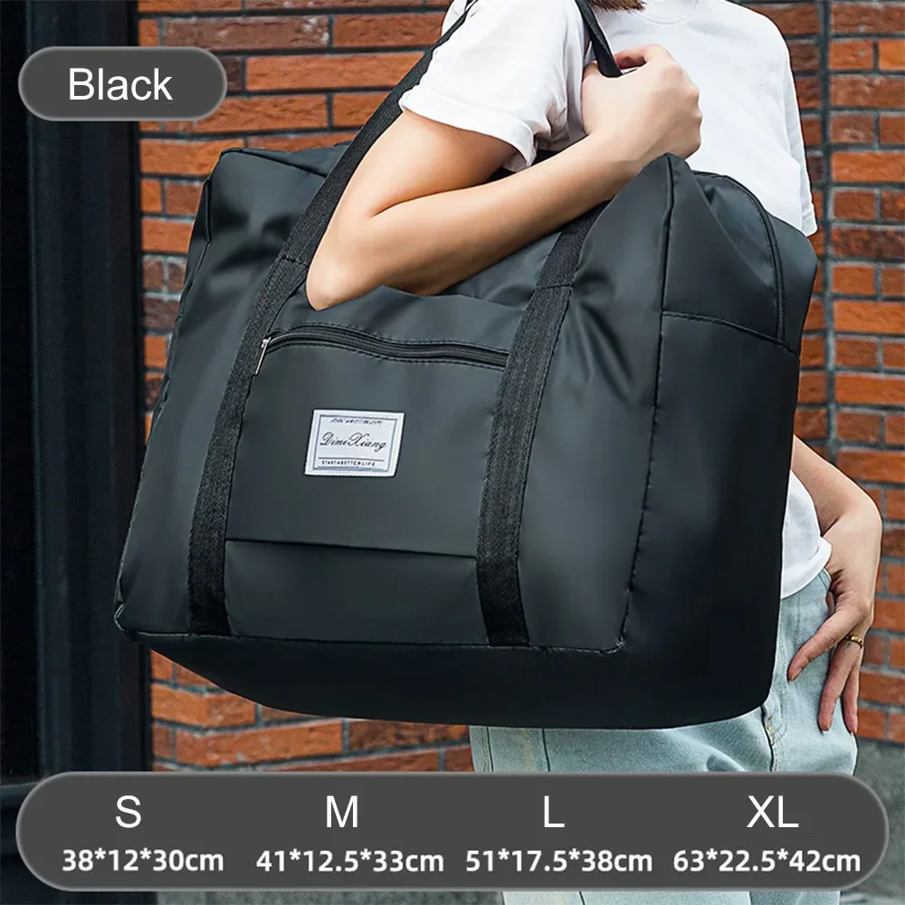 sac de voyage pliable grande capacité multifonctionnel, sac à bagages de voyage en tissu oxford imperméable, sacs à main de voyage, organisateur de vêtements