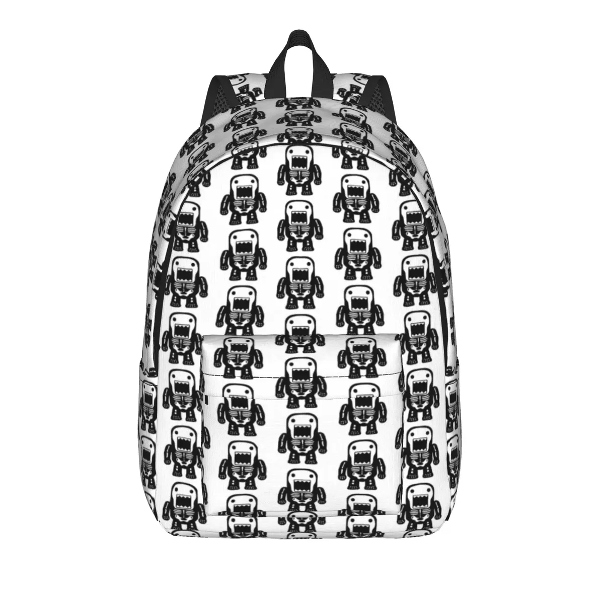 sac à dos meme domo kun pour adolescents, durable, pour étudiants, randonnée, voyage, sac à dos de jour avec motif de poupée anime, pour hommes et femmes, sacs en toile pour ordinateur portable