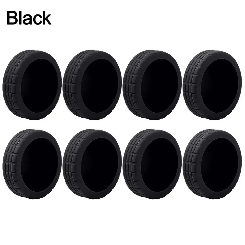 protège-roues de valise en silicone, réduit l'usure des roues, protections silencieuses pour roulettes de bagages de voyage, couvre-roulettes de valise à roulettes